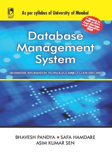 DATABASE MANAGEMENT SYSTEM: (FOR UNIVERSITY OF MUMBAI)